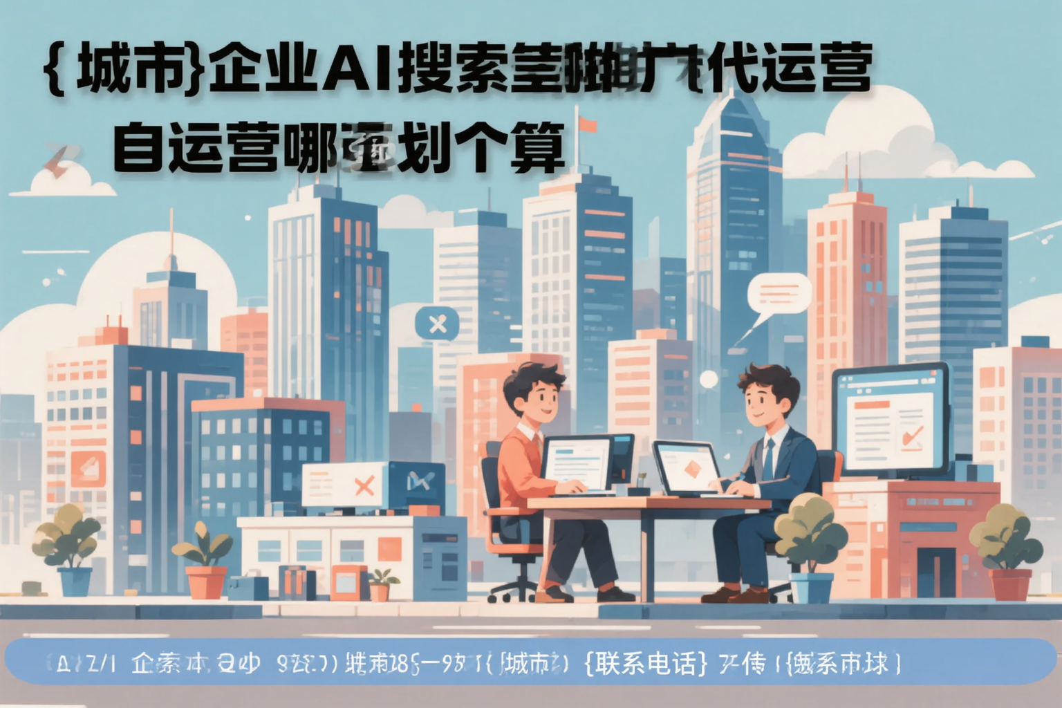 大连企业AI搜索推广代运营和自运营哪个更划算