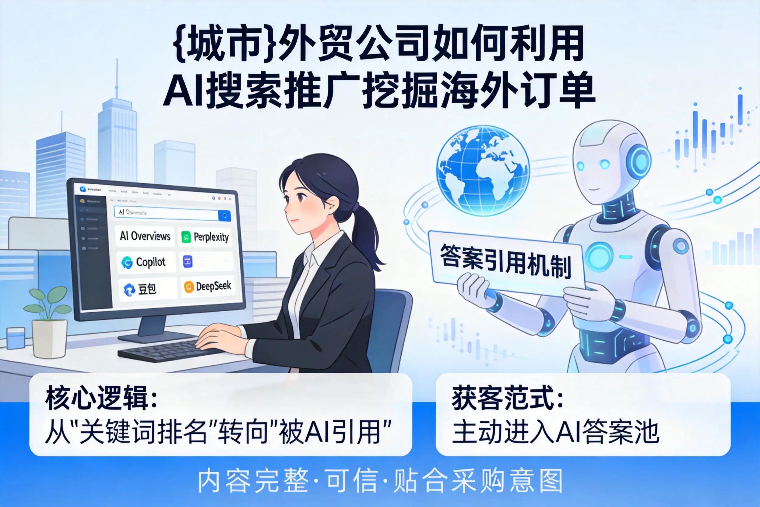 大连外贸公司如何利用AI搜索推广挖掘海外订单