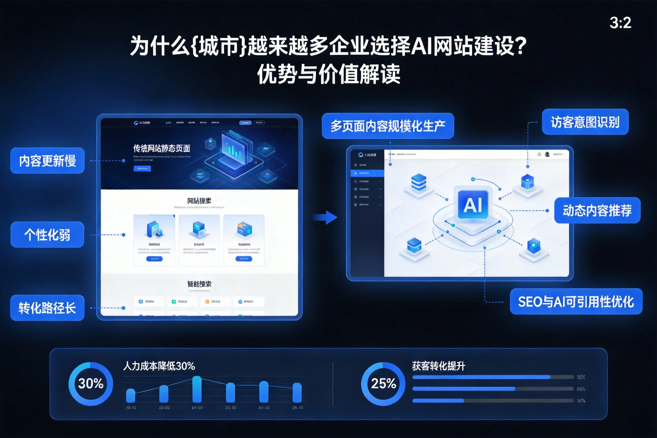为什么大连越来越多企业选择AI网站建设?优势与价值解读