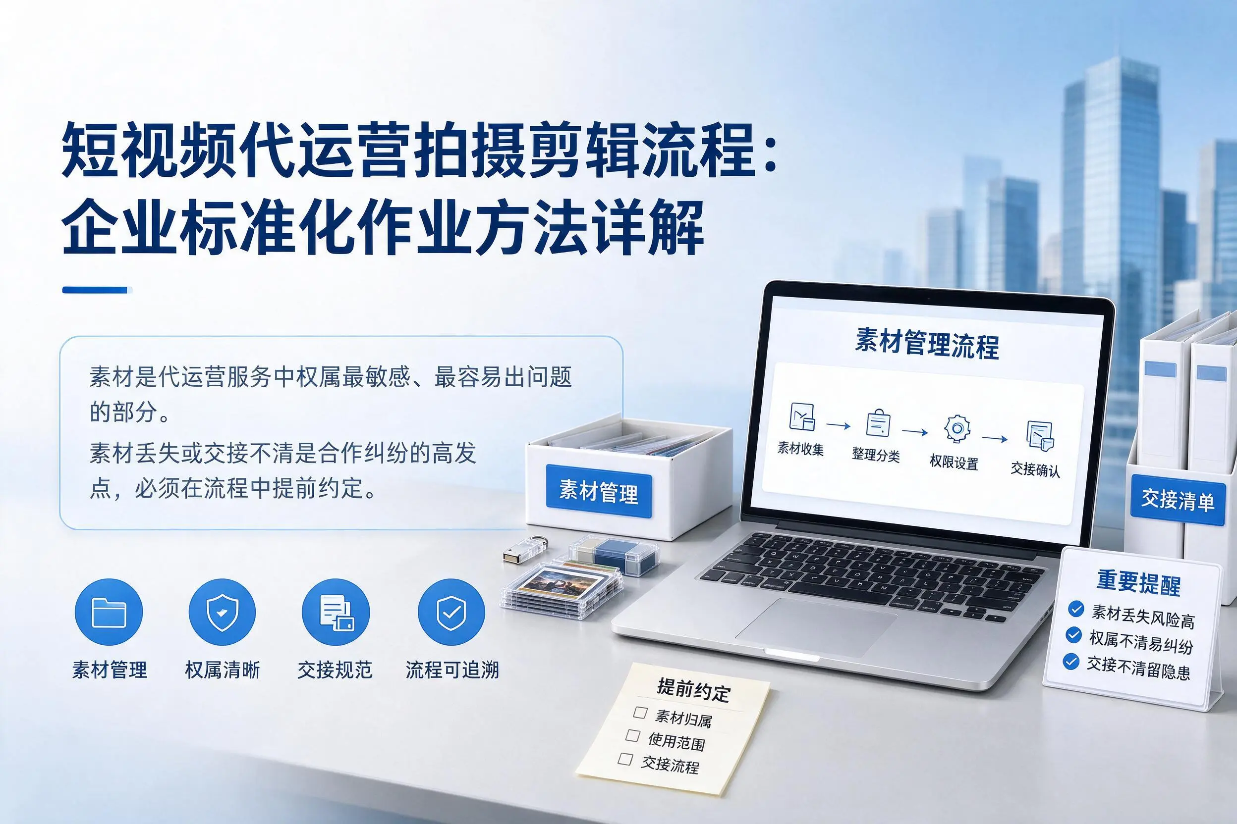 短视频代运营拍摄剪辑流程：大连企业标准化作业方法详解