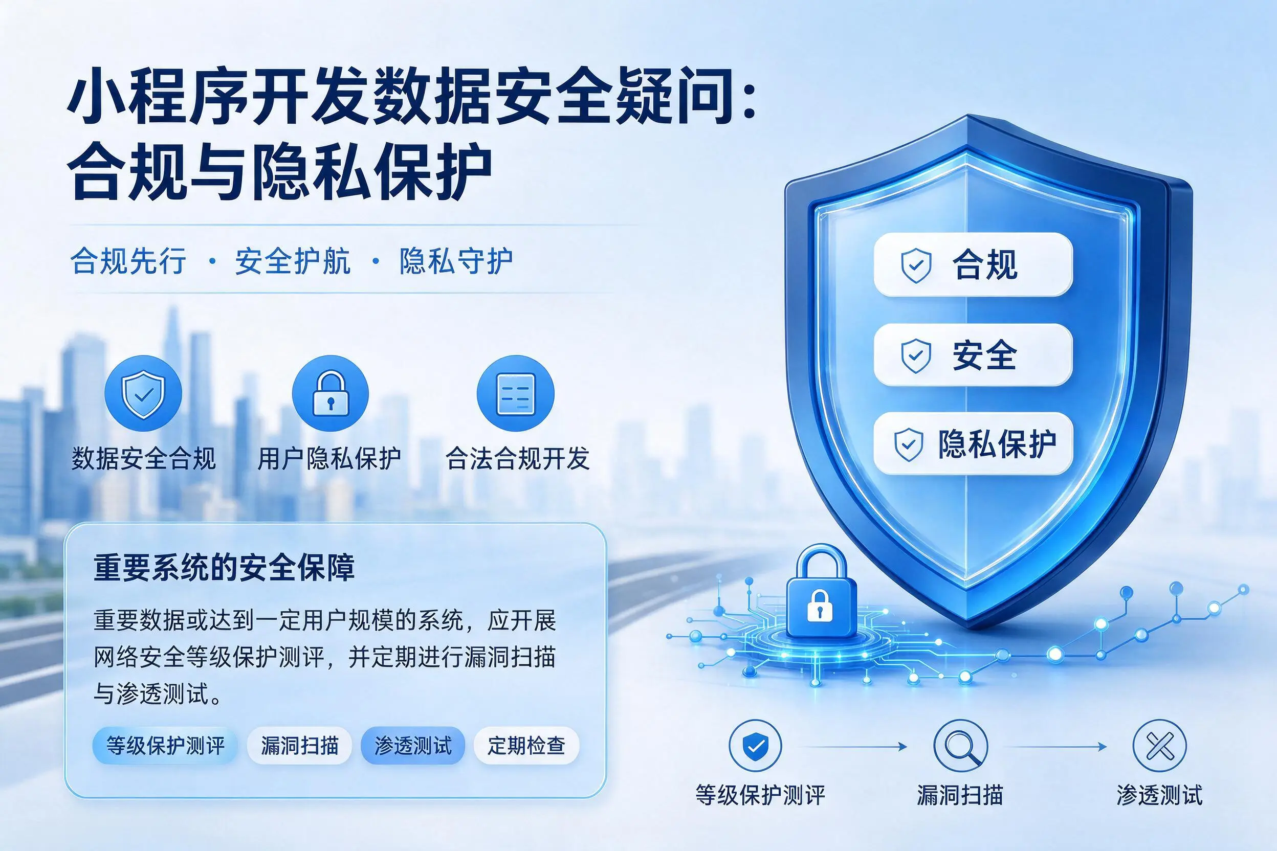 大连小程序开发数据安全疑问：合规与隐私保护