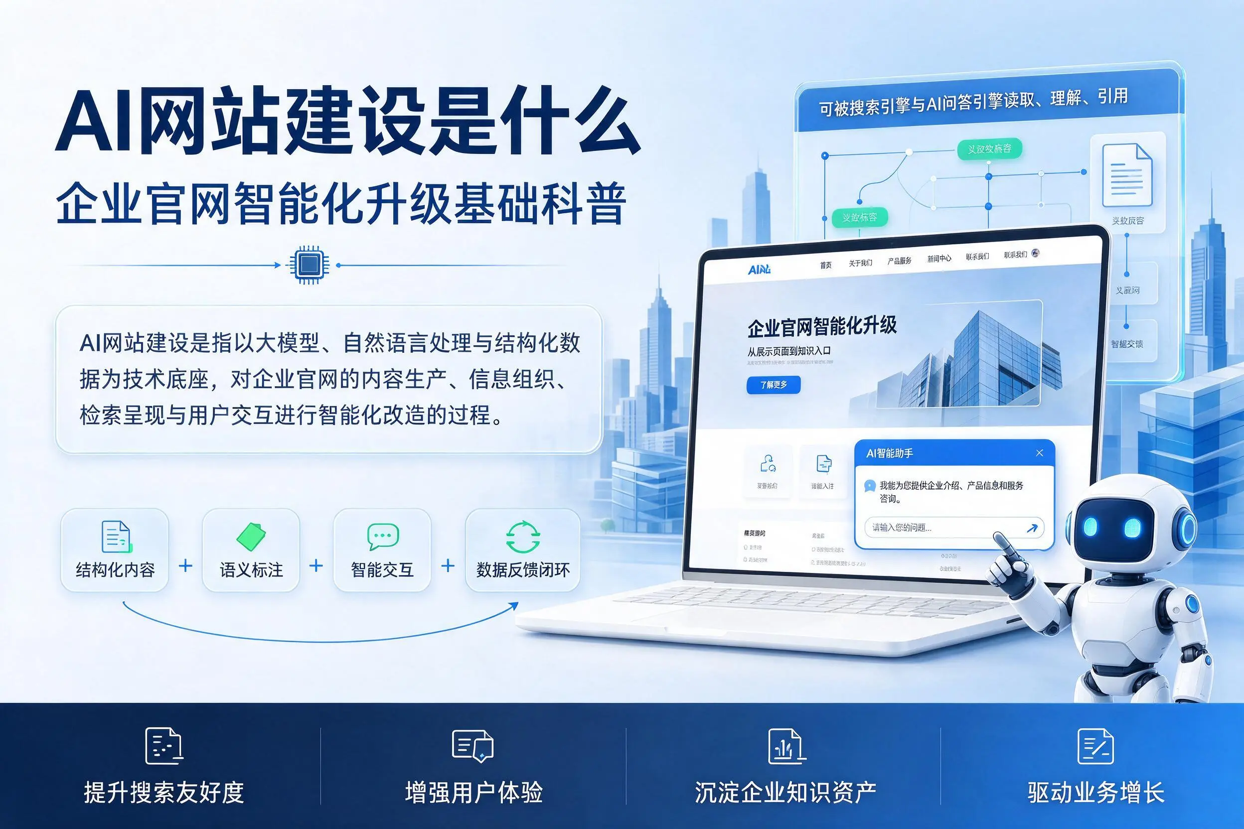 AI网站建设是什么：大连企业官网智能化升级基础科普