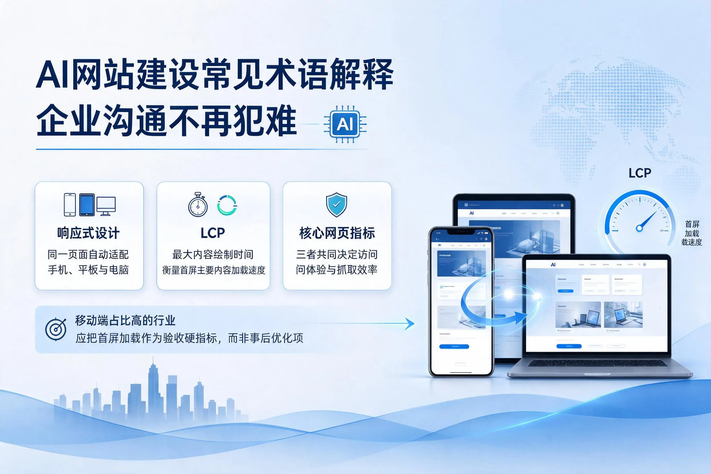 AI网站建设常见术语解释,大连企业沟通不再犯难